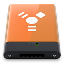 Orange Firewire W icon